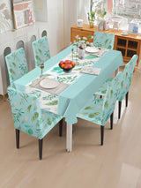 stretchable-printed-table-cover-and-printed-set-sky-blue