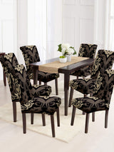 stretchable-dining-chair-cover-set-of-6-ethnic-printed-brown