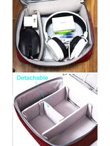 electronics-accessories-organizer-bag-pack-of-1-solid-nylon-red