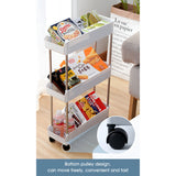 Cortina 2 Layer Fruit & Vegetable Basket Trolley with Wheels,Home and Kitchen Fruit Basket Storage Rack Organizer Items and Kitchen Accessories Items (2 layer, Multicolour)