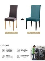 jacquard-dining-chair-cover-textured-blue-set-of-6