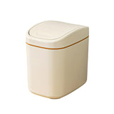 Cortina Mini Tabletop Dustbin , Small Waste Bin for Study Table, Office Desk, Bathroom, Kitchen Sink & Washroom ( Yellow )
