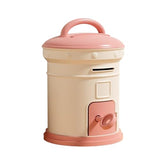 Cortina Post Box Design Piggy Bank for Kids & Adults – Plastic Coin Saver with Handle & Keys, Money box Gift Item for kids Ages 3+ ( Pink, Pack of 1 )
