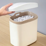 Cortina Mini Tabletop Dustbin , Small Waste Bin for Study Table, Office Desk, Bathroom, Kitchen Sink & Washroom ( Yellow )