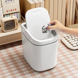 Cortina Mini Tabletop Dustbin , Small Waste Bin for Study Table, Office Desk, Bathroom, Kitchen Sink & Washroom ( Grey )
