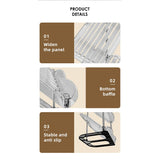 Cortina Foldable Shoe Rack Storage Organizer, Tall Narrow Shoe Shelf for Closet, Free Standing Cabinet with Clear Door, Plastic Space Saving Corner Shoe Stand, (4 Tier)