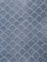 Pack of 2 Velvet Room Darkening Emboss Window Curtains- Dark Grey