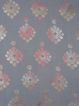 Pack of 2 Polyester Blackout Foil Door Curtains- Dark Grey