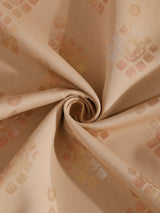 Pack of 2 Polyester Blackout Foil Door Curtains- Beige