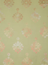Pack of 2 Polyester Blackout Foil Window Curtains- Green