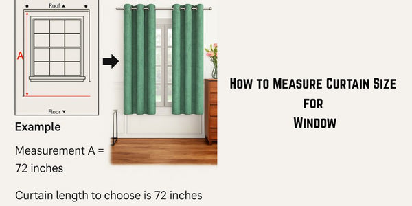 How to Measure Curtain Length Size for Window: A Chart Guide by Cortina India