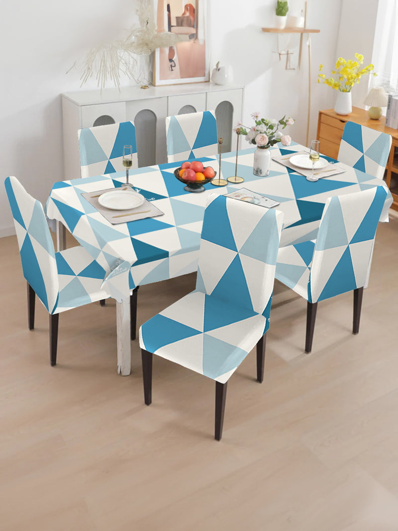 stretchable-printed-table-cover-and-printed-set-blue