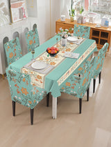 stretchable-printed-table-cover-and-printed-teal-and-floral