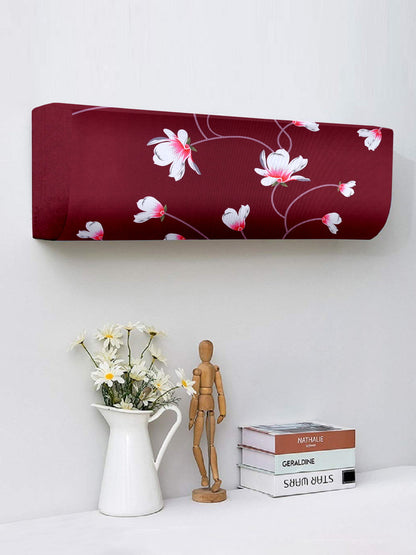 stretchable-printed-protective-air-conditioning-cover-maroon-copy