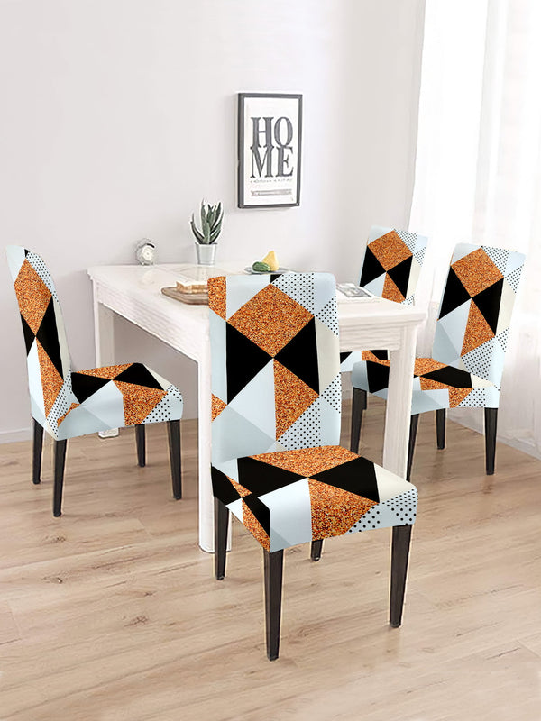 printed-dining-chair-covers-orange-and-white-set-of-2wholesale