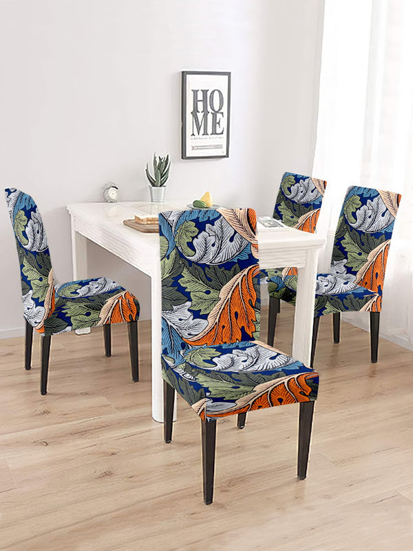 non-slip-dining-chair-cover-leaf-printed-set-of-2-multiwholesale