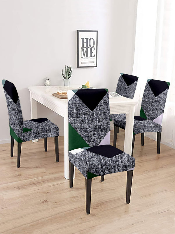 stretchable-dining-chair-cover-set-of-2-geometric-printed-greywholesale