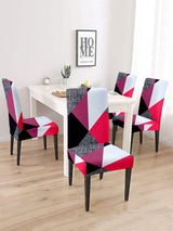 dining-chair-cover-set-of-4-pink-geometric-printed