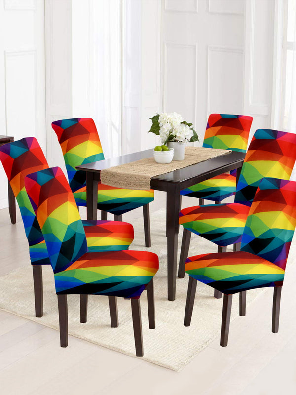 dining-chair-cover-set-of-6-geometric-printed-multicolour