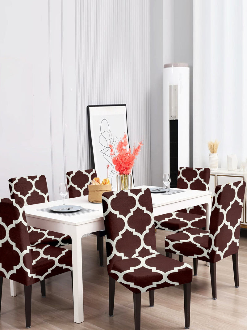 printed-dining-chair-covers-brown-set-of-6