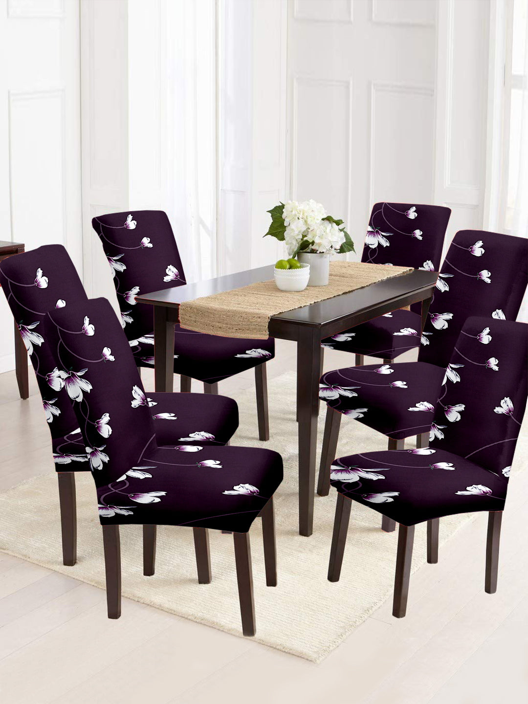 stretchable-dining-chair-cover-set-of-6-floral-printed-purple