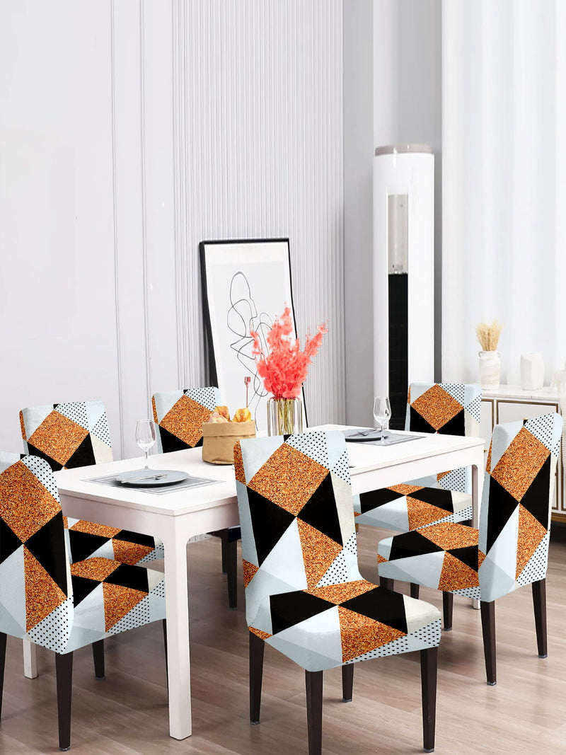 printed-dining-chair-covers-orange-and-white-set-of-6