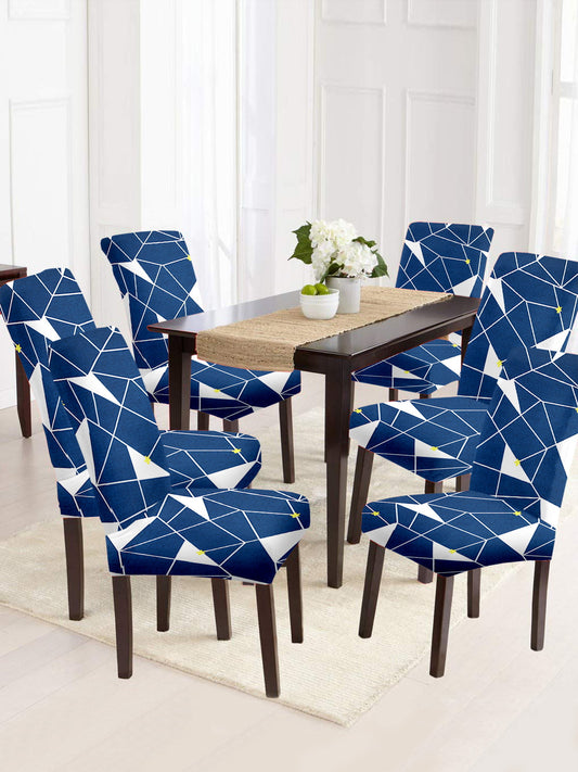 stretchable-dining-chair-cover-set-of-6-geometric-printed-navy-blue