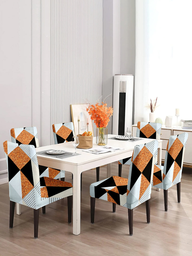 printed-dining-chair-covers-orange-and-white-set-of-6