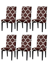 printed-dining-chair-covers-brown-set-of-6