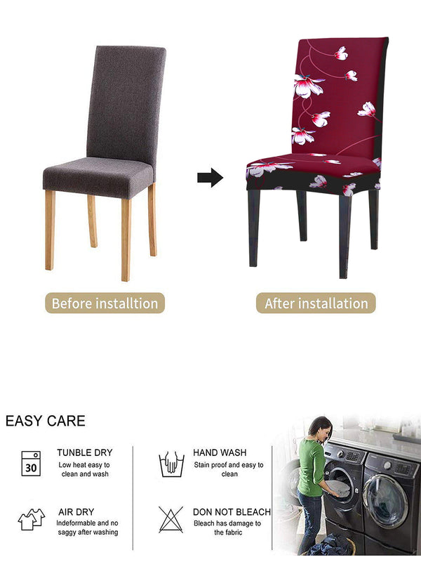 stretchable-dining-chair-cover-set-of-4-floral-printed-maroon