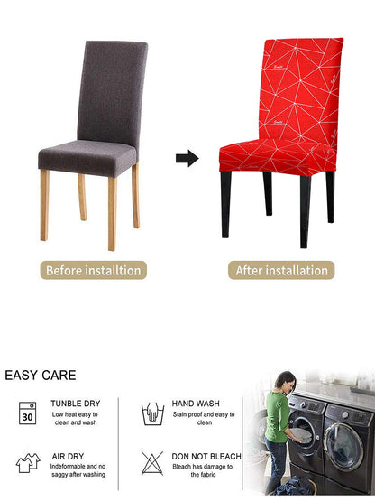 dining-chair-cover-set-of-2-geometric-printed-redwholesale