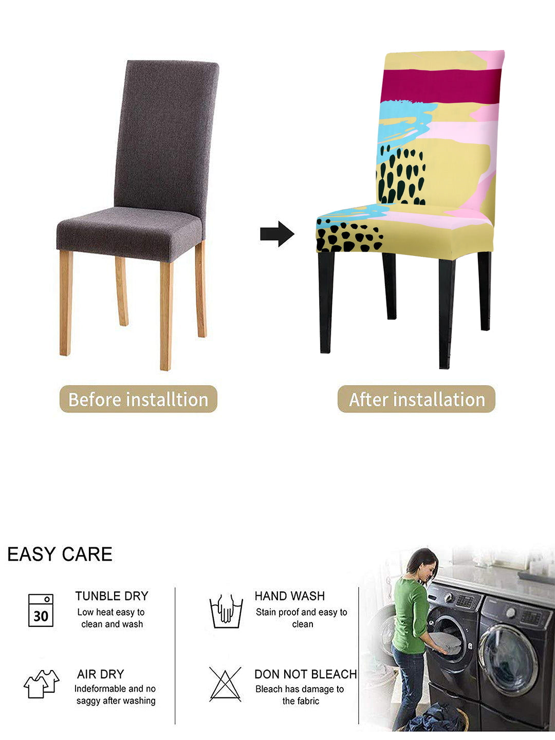 printed-dining-chair-cover-set-of-2-yellowwholesale