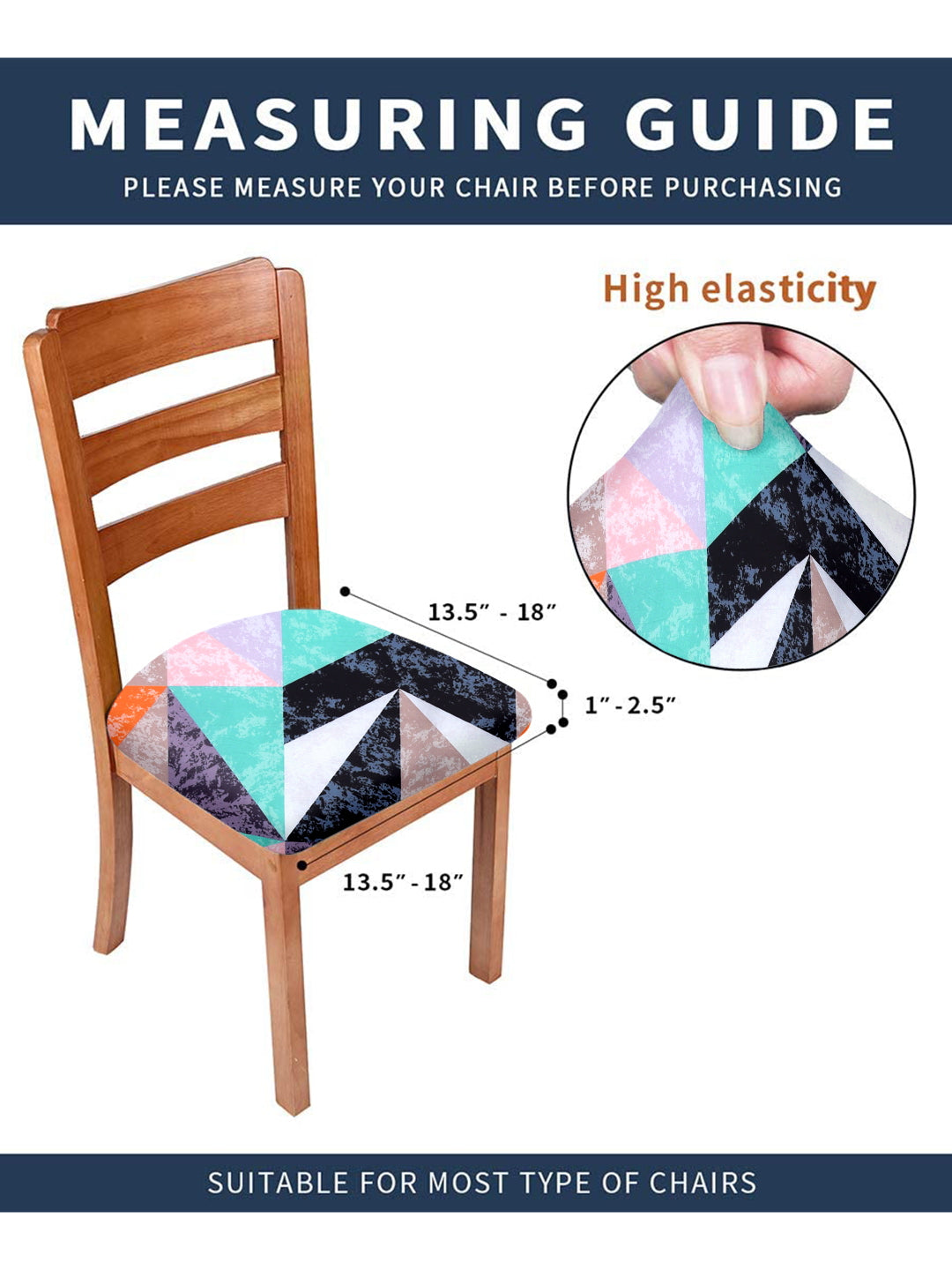 Stretchable Non Slip Chair Pad Cover