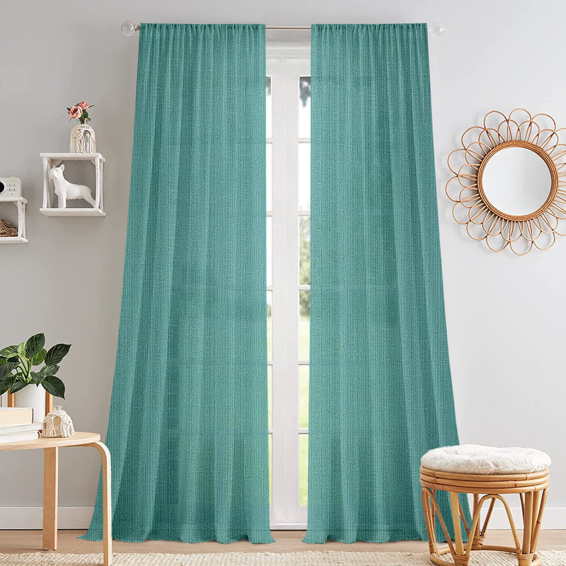 linen-sheer-long-door-curtain-teal