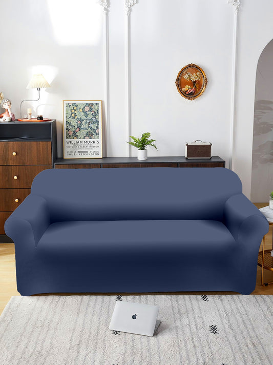 Elastic Stretchable Sofa Cover 2 Seater- Grey
