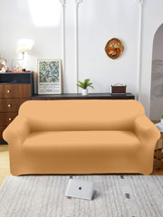 Elastic Stretchable Sofa Cover 3 Seater-Orange