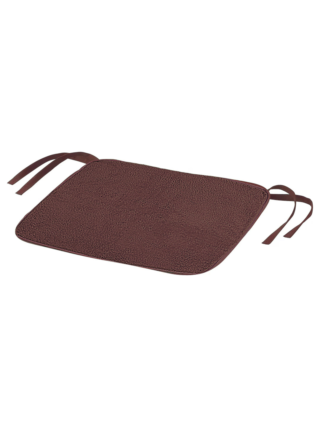 Pack of 6 Protective Microfiber Chair Pad Cover- Brown