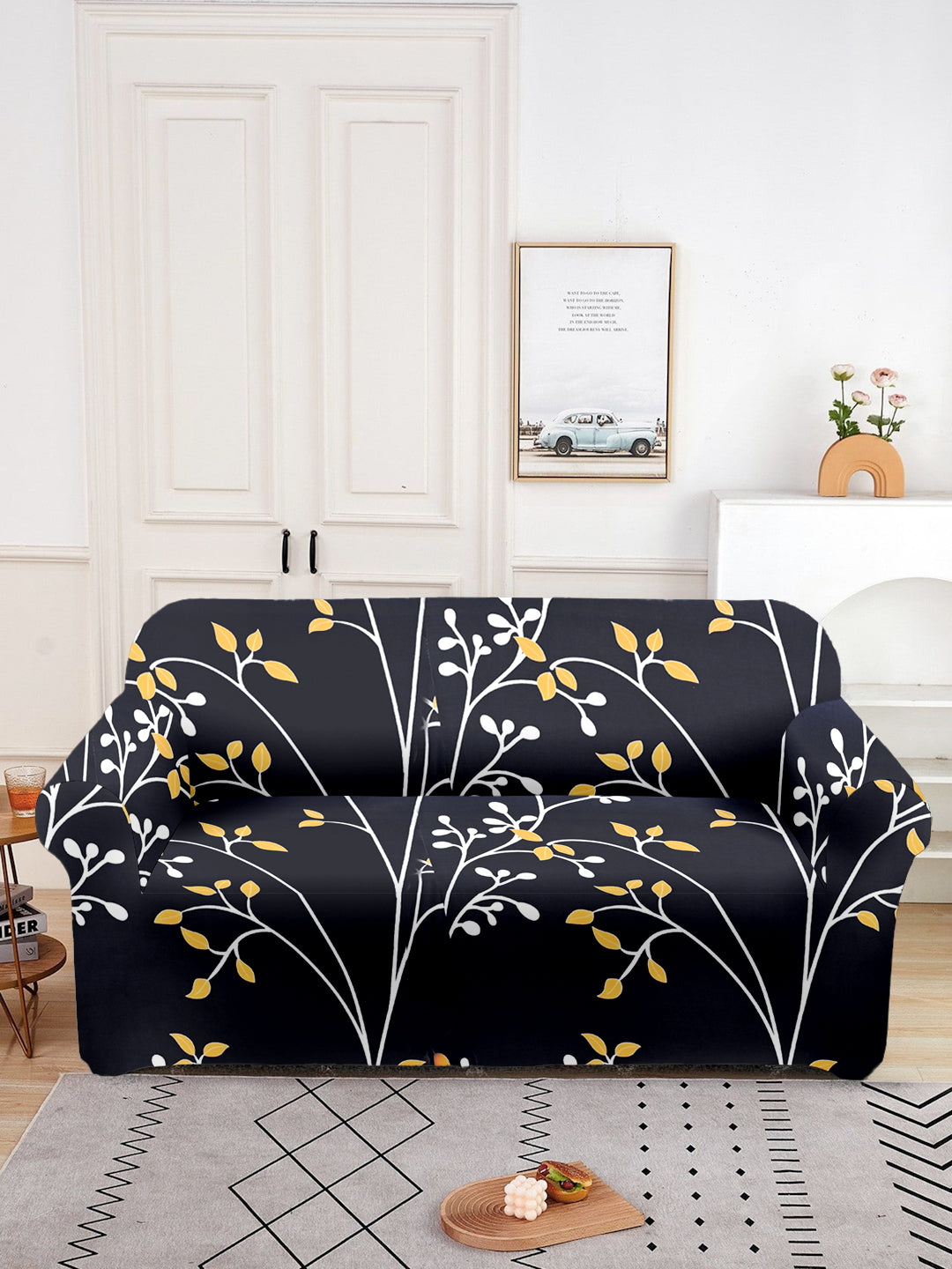 printed-sofa-covers-2-seater-black-and-white