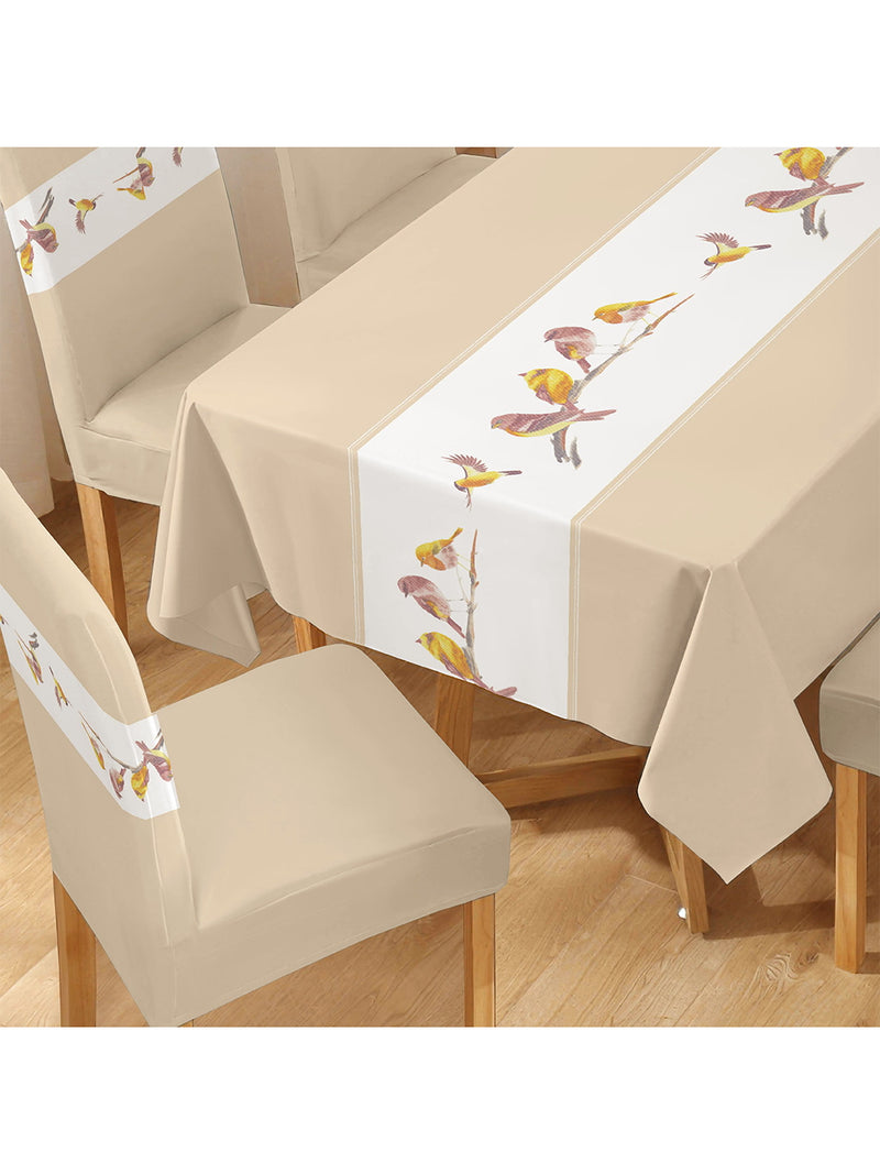 stretchable-printed-table-cover-and-printed-light-brown