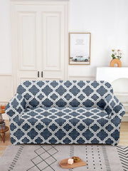 ElasticDigital Printed Sofa Cover 3 Seater-Grey