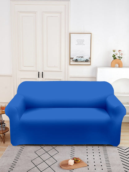 Elastic Stretchable Sofa Cover 3 Seater- Blue