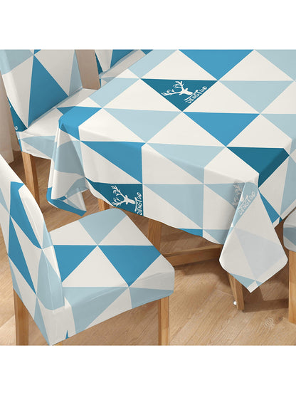 stretchable-printed-table-cover-and-printed-set-blue