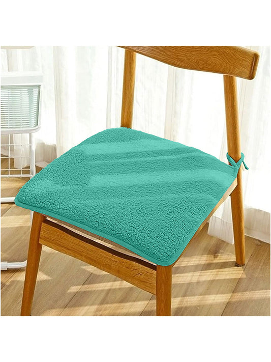 Pack of 6 Protective Microfiber Chair Pad Cover- Green