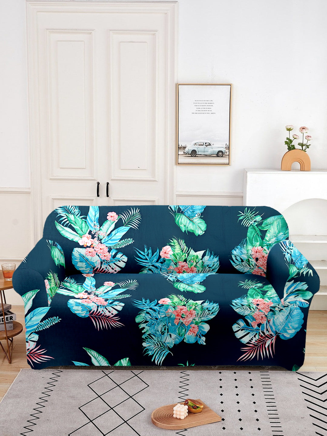 printed-sofa-covers-2-seater-teal