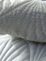 Luxury Silver Microfiber Chenille Sofa Toper Set | Durable Anti-Slip|Solid Pattern