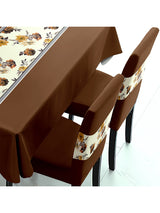 stretchable-printed-table-cover-and-printed-dark-brown