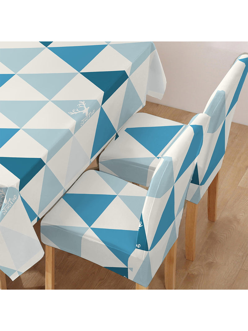 stretchable-printed-table-cover-and-printed-set-blue