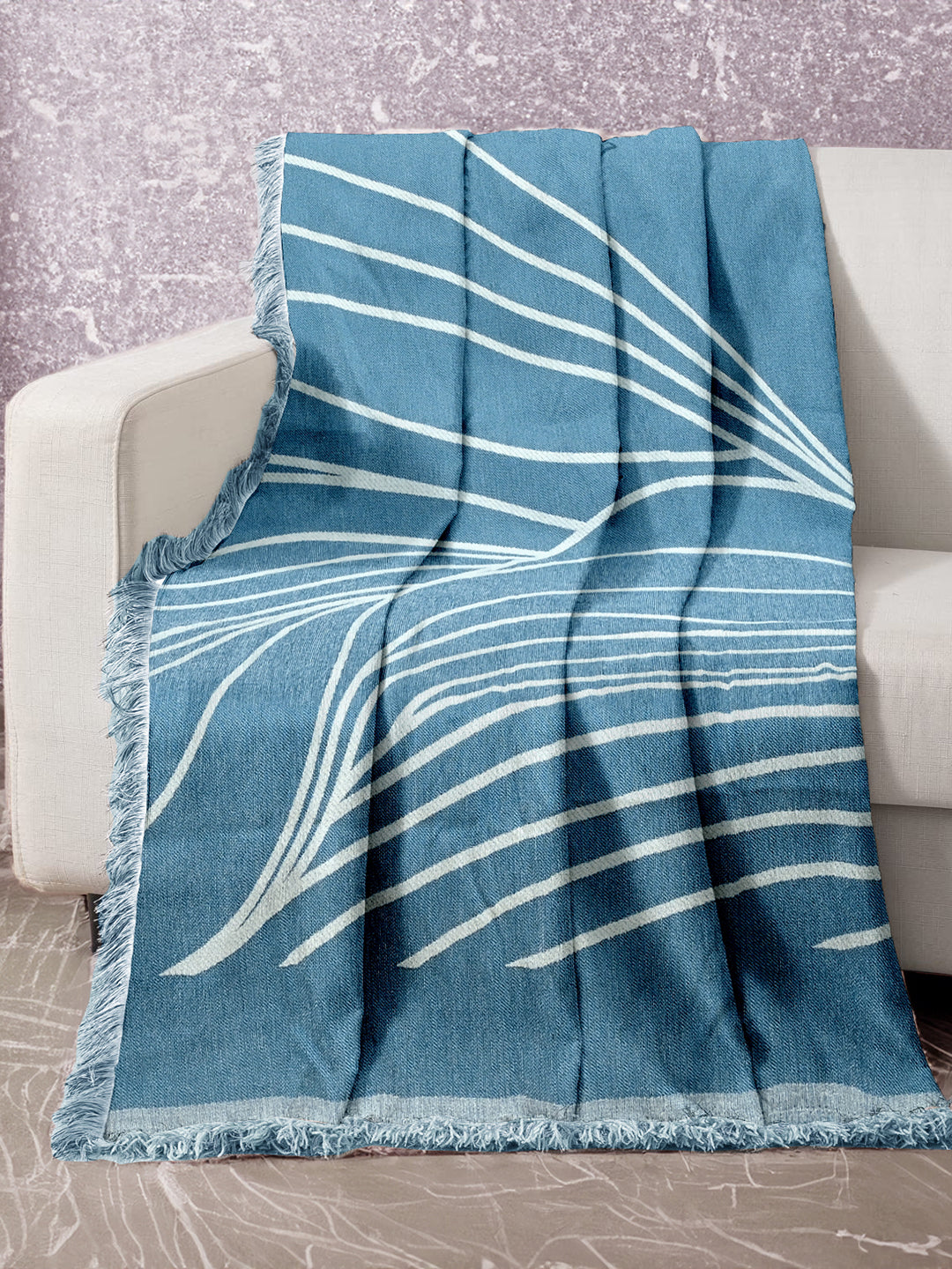 sofa-blanket-cover-reversible-4-seater-blue