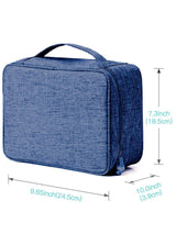 electronics-accessories-organizer-bag-pack-of-1-solid-nylon-navy-blue