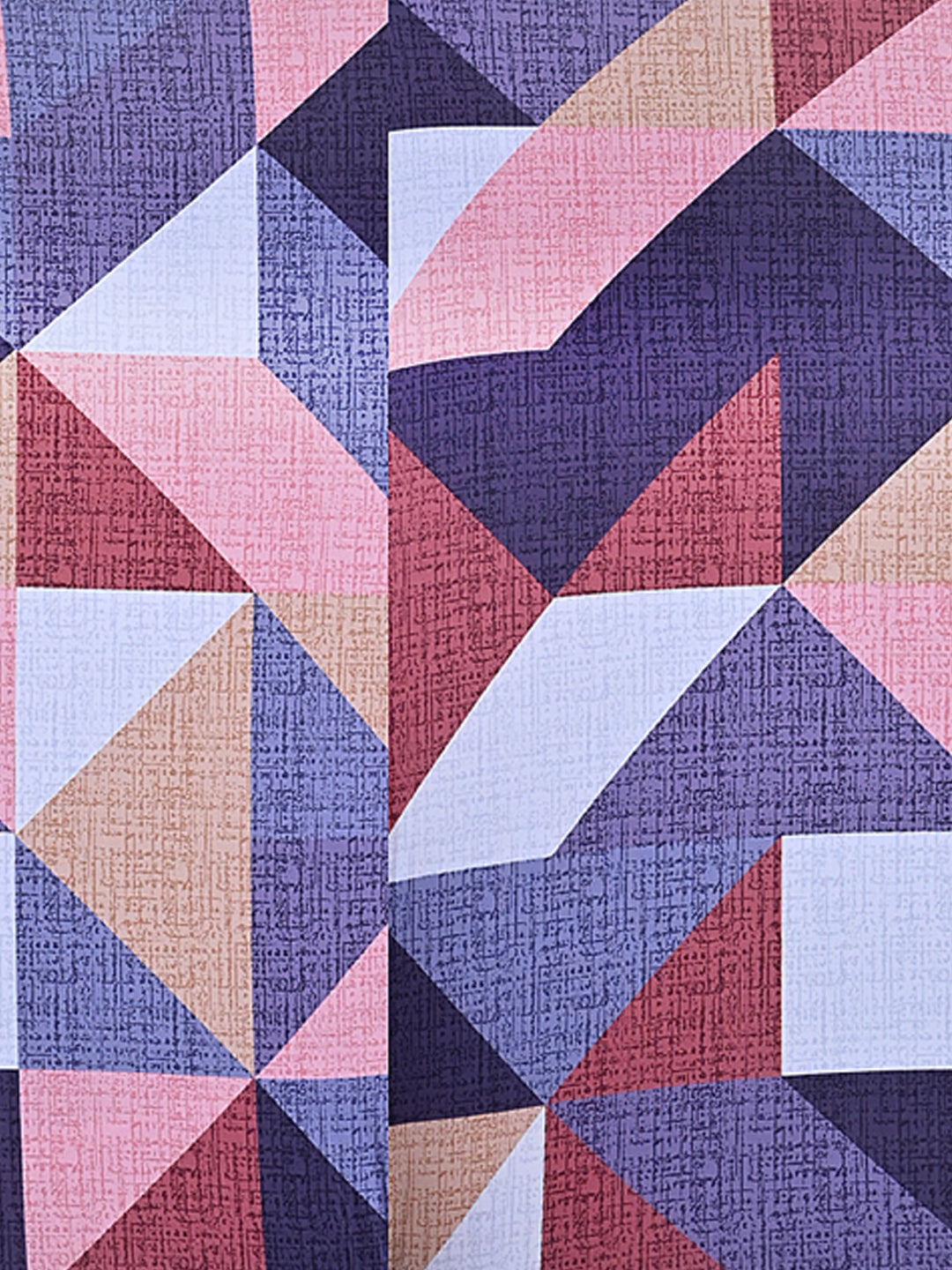 Elastic Geometric Printed Sofa Cover 2 Seater- Multicolour